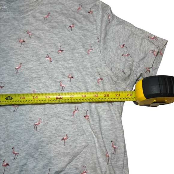 Old Navy Men’s Soft-Washed Printed Crewneck T-Shirt Pink Flamingos Size XL - Picture 8 of 8